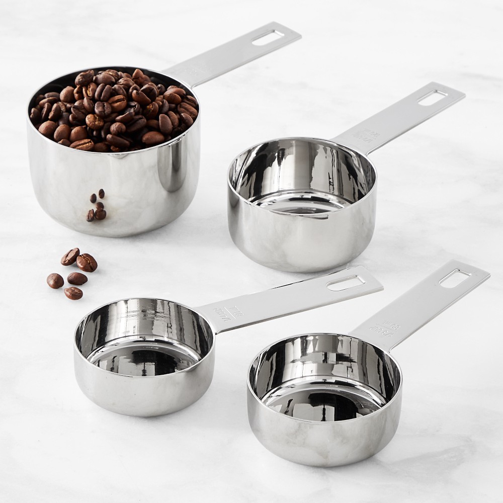 Williams Sonoma Stainless-Steel Ultimate Measuring Cups & Spoons - Set of 4