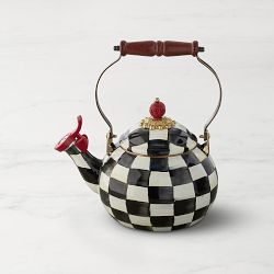 MacKenzie-Childs Courtly Check Whistling Tea Kettle