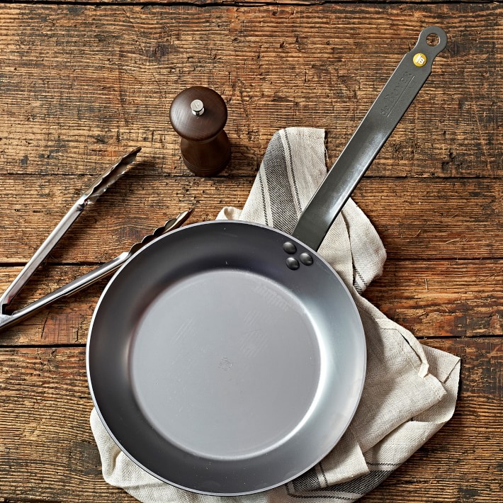 De Buyer Mineral B Carbon Steel Fry Pan, 14