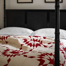 Josh Young x Williams Sonoma Home Vintage Quilt, Red/White