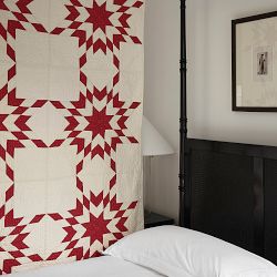 Josh Young x Williams Sonoma Home Vintage Quilt, Red/White