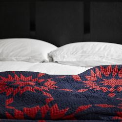 Josh Young x Williams Sonoma Home Vintage Quilt, Red/Navy
