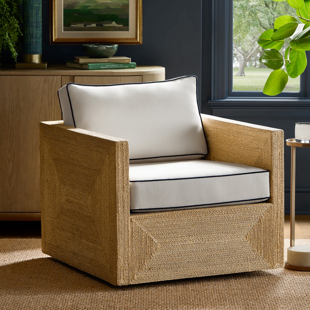 Point Reyes Swivel Chair by Williams Sonoma Home