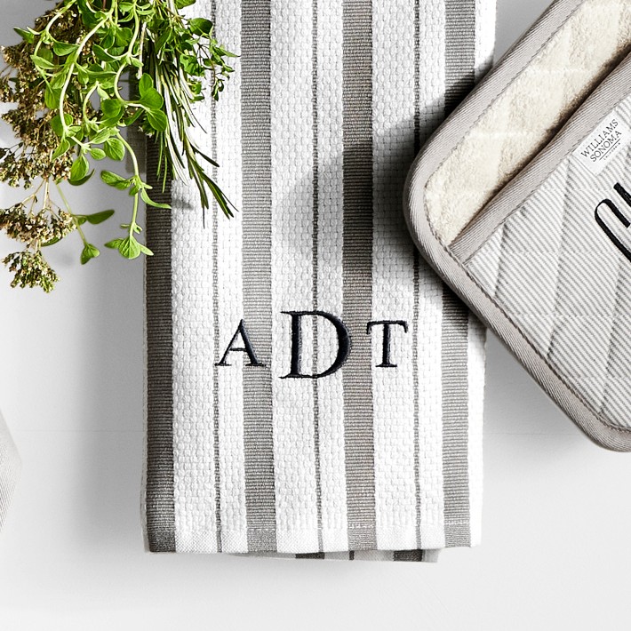 Williams Sonoma Classic Striped Dishcloths | Williams Sonoma