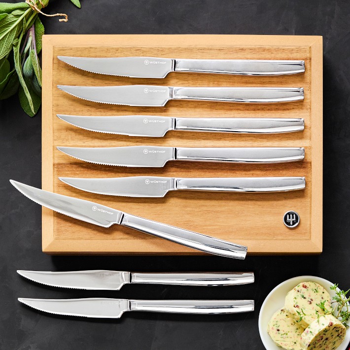 Wüsthof Stainless-Steel Steak Knives, Set of 8 | Williams Sonoma