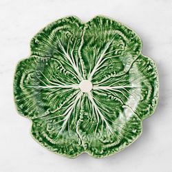 Bordallo Pinheiro Cabbage Charger Plate, Set of 2, Green