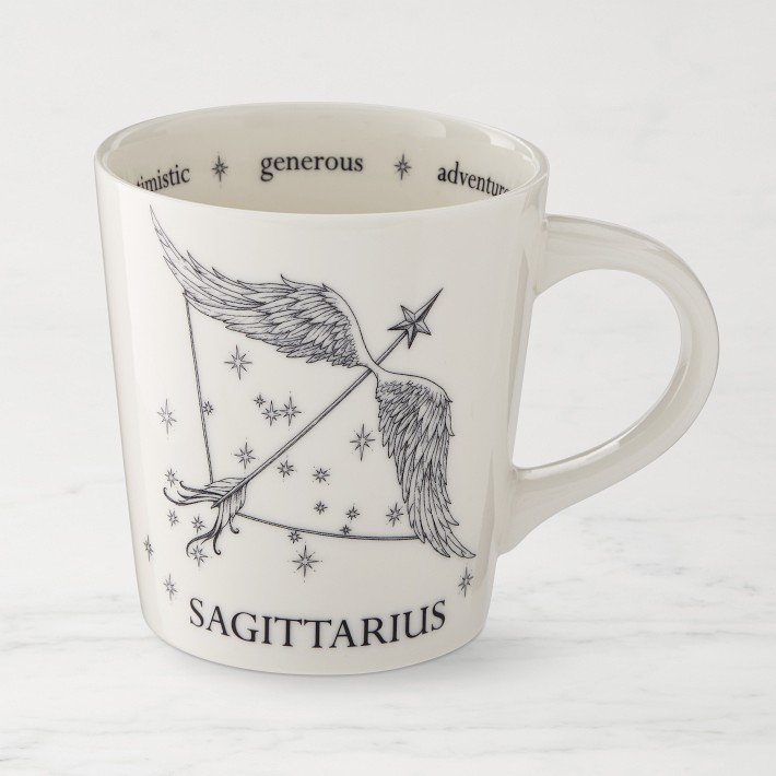 Rory Dobner Zodiac Coffee Mug | Sagittarius Mug | Williams Sonoma