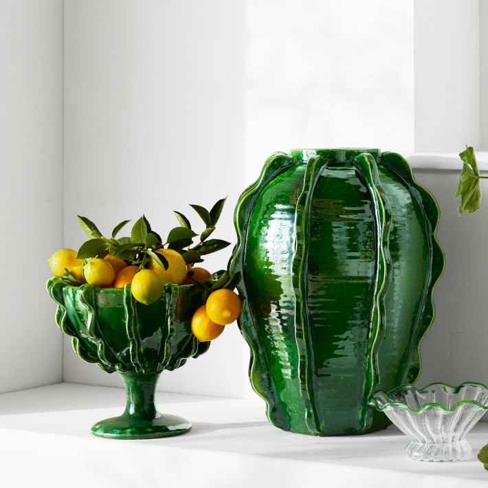 AERIN x Williams Sonoma Home Ceramic Vase | Williams Sonoma