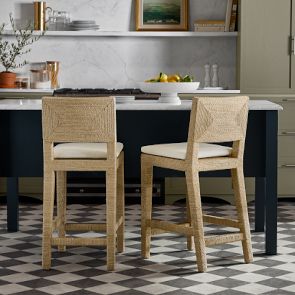 Point Reyes Counter Stool, Abaca Wrapped | Williams Sonoma