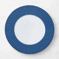 Williams Sonoma Regal Chargers, Set of 4, Blue