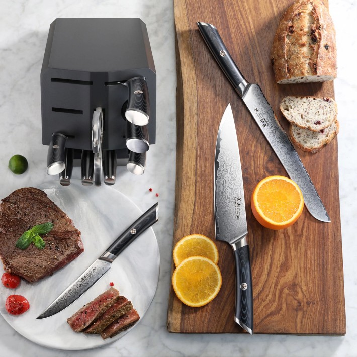 Cangshan Kuro Knife Block Set of 12 | Williams Sonoma