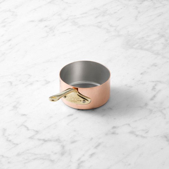 Mauviel M'Minis Copper Saucepan with Spout | Williams Sonoma