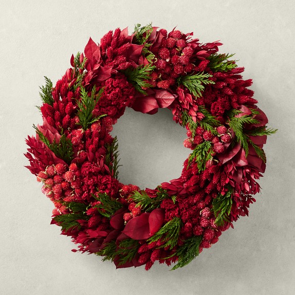 Red Velvet Live Wreath & Garland