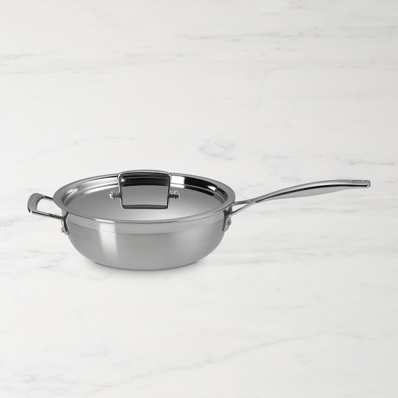 Le Creuset Classic Stainless-Steel Chef's Pan, 3.5-Qt.