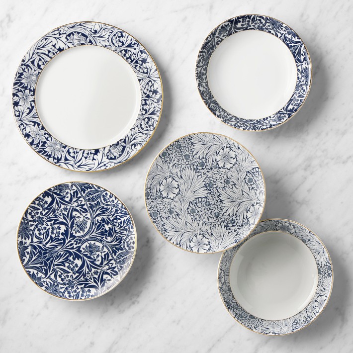 Morris & Co. Bluebell 12-Piece Dinnerware Set | Williams Sonoma