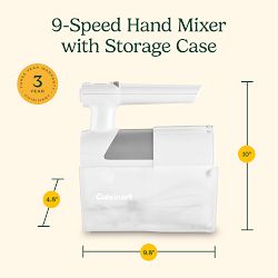 Cuisinart 9-Speed Hand Mixer with Storage Case