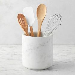 Williams Sonoma Marble Partitioned Utensil Holder