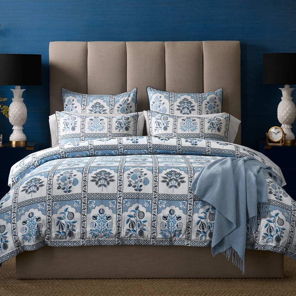 Kennedy Channel-Tufted Upholstered Bed & Headboard by Williams Sonoma Home