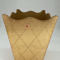 OPEN BOX:Florentine Wood Wastebasket, Light Green