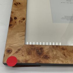 OPEN BOX:Exotic Burl Wood Gallery Picture Frame, 4" X 6"