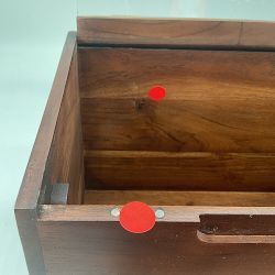 OPEN BOX:Hold Everything Bread Box, Walnut Finish