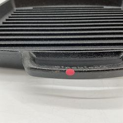 OPEN BOX:Lodge Blacklock Triple Seasoned Cast Iron Square Grill Pan, 12"