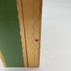 OPEN BOX:Florentine Wood Box, 10" x 8" x 3.5", Green