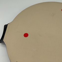 OPEN BOX:Emile Henry French Ceramic Pizza Stone, 14", Black
