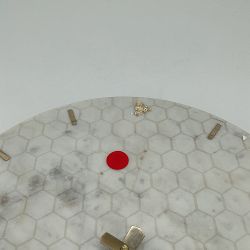 OPEN BOX:Honeycomb Marble Clock