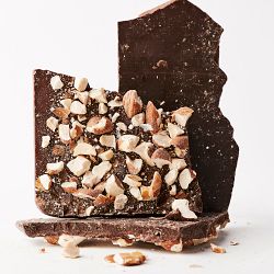 Williams Sonoma Dark Chocolate Salted Almond Bark
