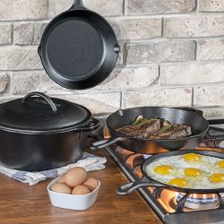 Lodge Classic Seasoned Cast Iron 5-Piece Cookware Set