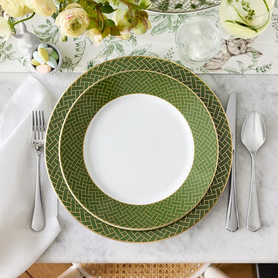 Garden Lattice Figural Appetizer Plates Set | Williams Sonoma