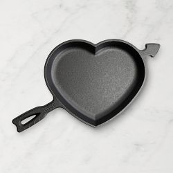 Lodge Seasoned Cast Iron Heart Skillet, 9"