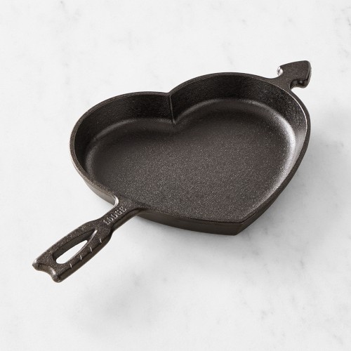 Lodge Seasoned Cast Iron Heart Skillet, 9