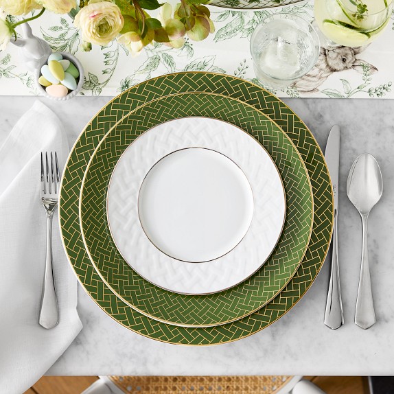 Garden Lattice Figural Appetizer Plates Set | Williams Sonoma