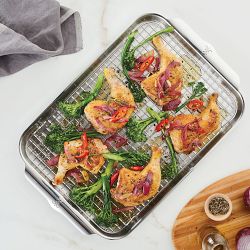 Hestan Provisions OvenBond Stainless-Steel Ovenware, Set of 3