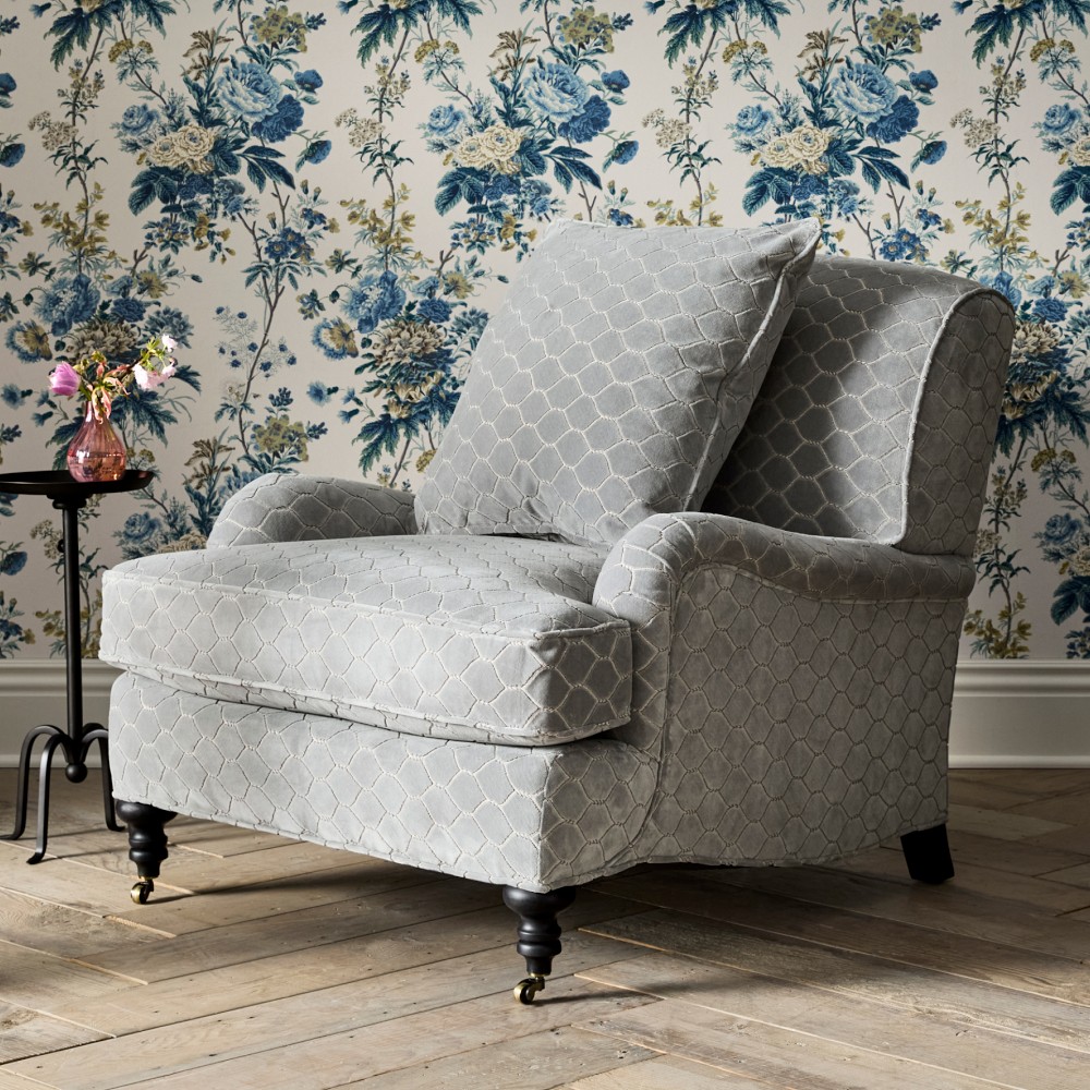 Sanderson x Giles Deacon Bedford Chair by Williams Sonoma Home