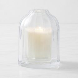 Williams Sonoma Glass Candle Cloche