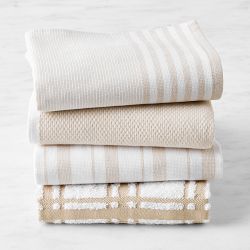 Williams Sonoma Multi-Pack Absorbent Towels, Set of 4, Khaki