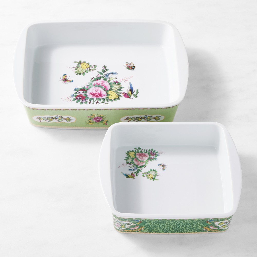 Williams Sonoma Famille Rose Bakers, Set of 2 - Set of 2