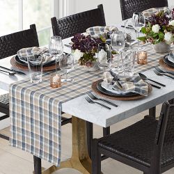 Tonal Plaid Runner