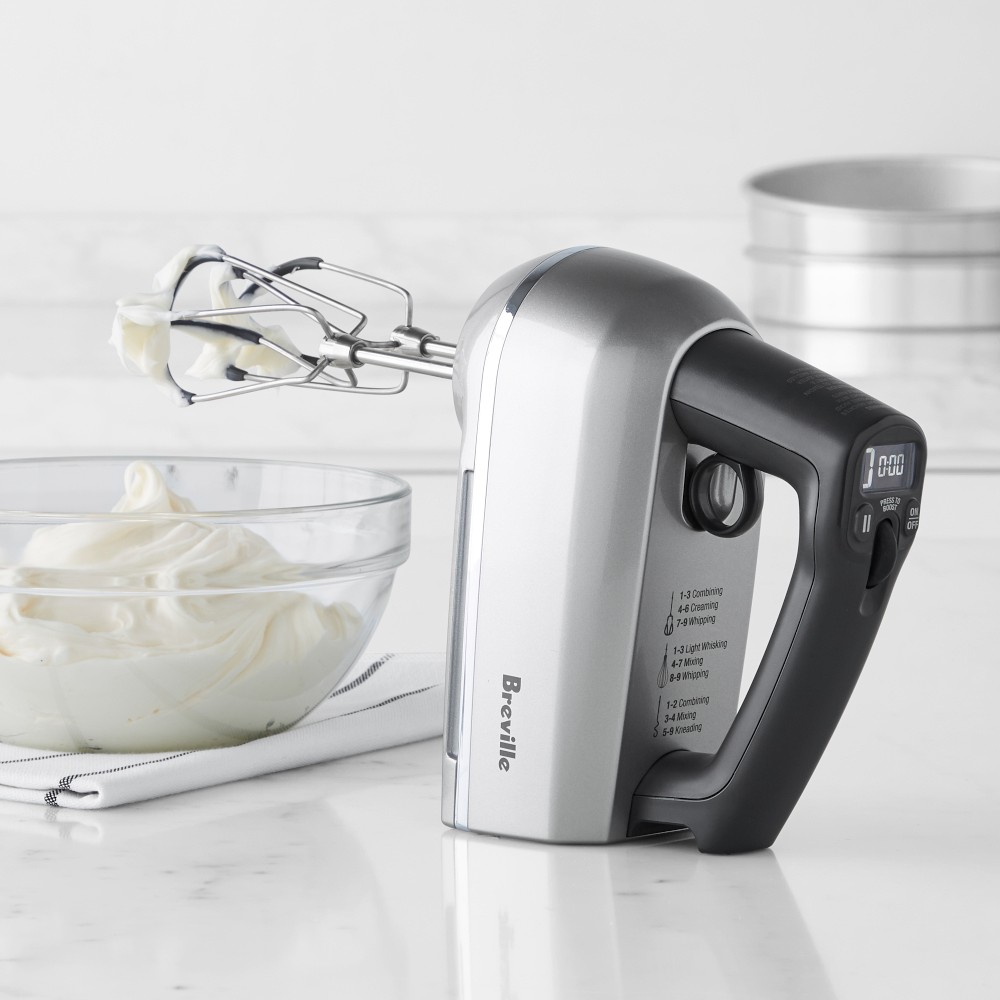 Breville Handy Mix Scraper™ 9-Speed Hand Mixer - Stainless-Steel