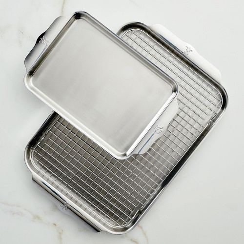 Hestan Provisions OvenBond Stainless-Steel Ovenware, Set of 3