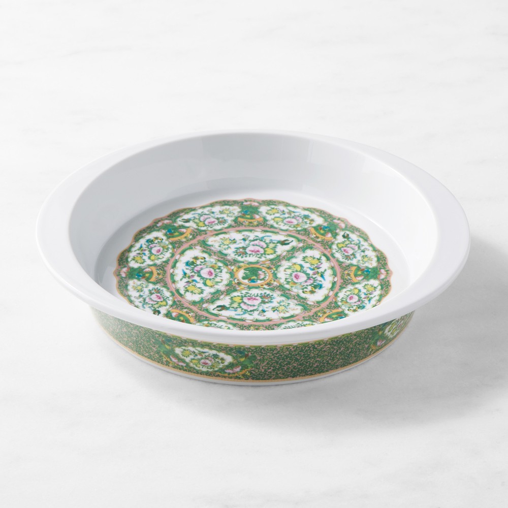 Famille Rose Pie Dish