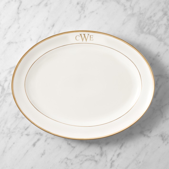 Scalamandré Sea of Trees Oval Platter | Williams Sonoma
