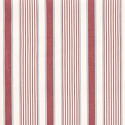 Fabric By The Yard, Georgia Stripe, Red