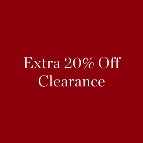 Clearance - Extra 20% Off