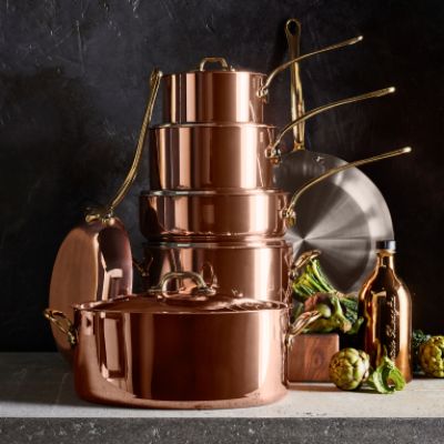 銅製Williams Sonoma（Mauviel）フランスフライパン 2点 銅製Williams Sonoma（Mauviel）フランスフライパン 2点 Mauviel