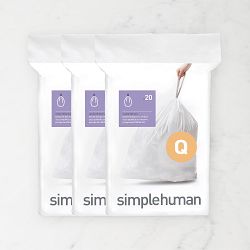 simplehuman™ (Q) Custom Fit Liners, 60pk