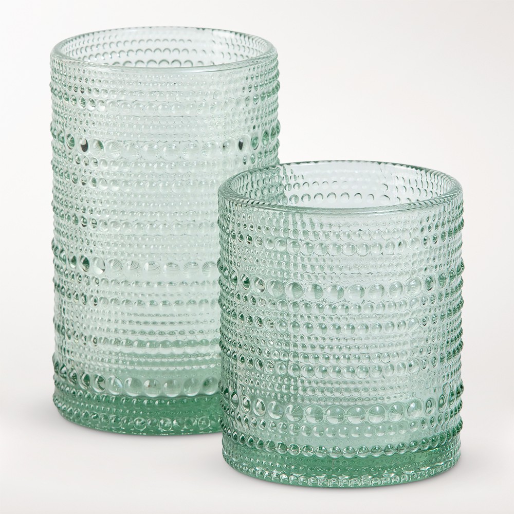 Fortessa Jupiter Tall Tumblers, 13-oz, Set of 6 - 13-oz, Set of 6, Sage